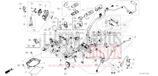 FAISCEAU DES FILS/PORTE-CLE WW125SS de 2025
